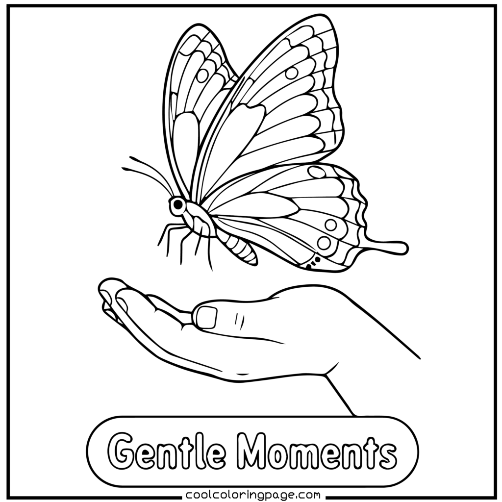 Printable butterfly coloring pages offered as free printable butterfly coloring pages for easy download