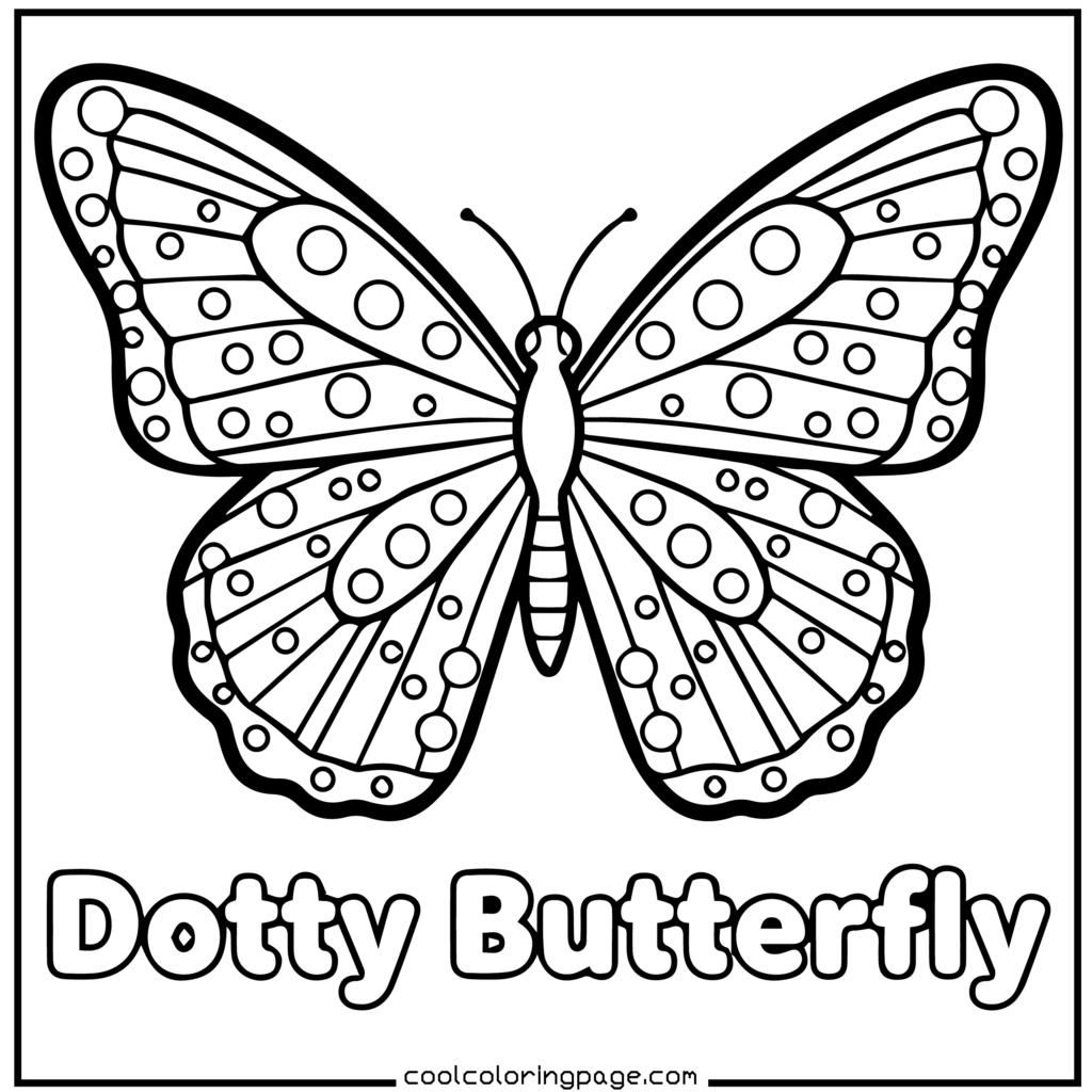 Printable butterfly coloring pages provided as butterfly coloring pages PDF with bold printable lines