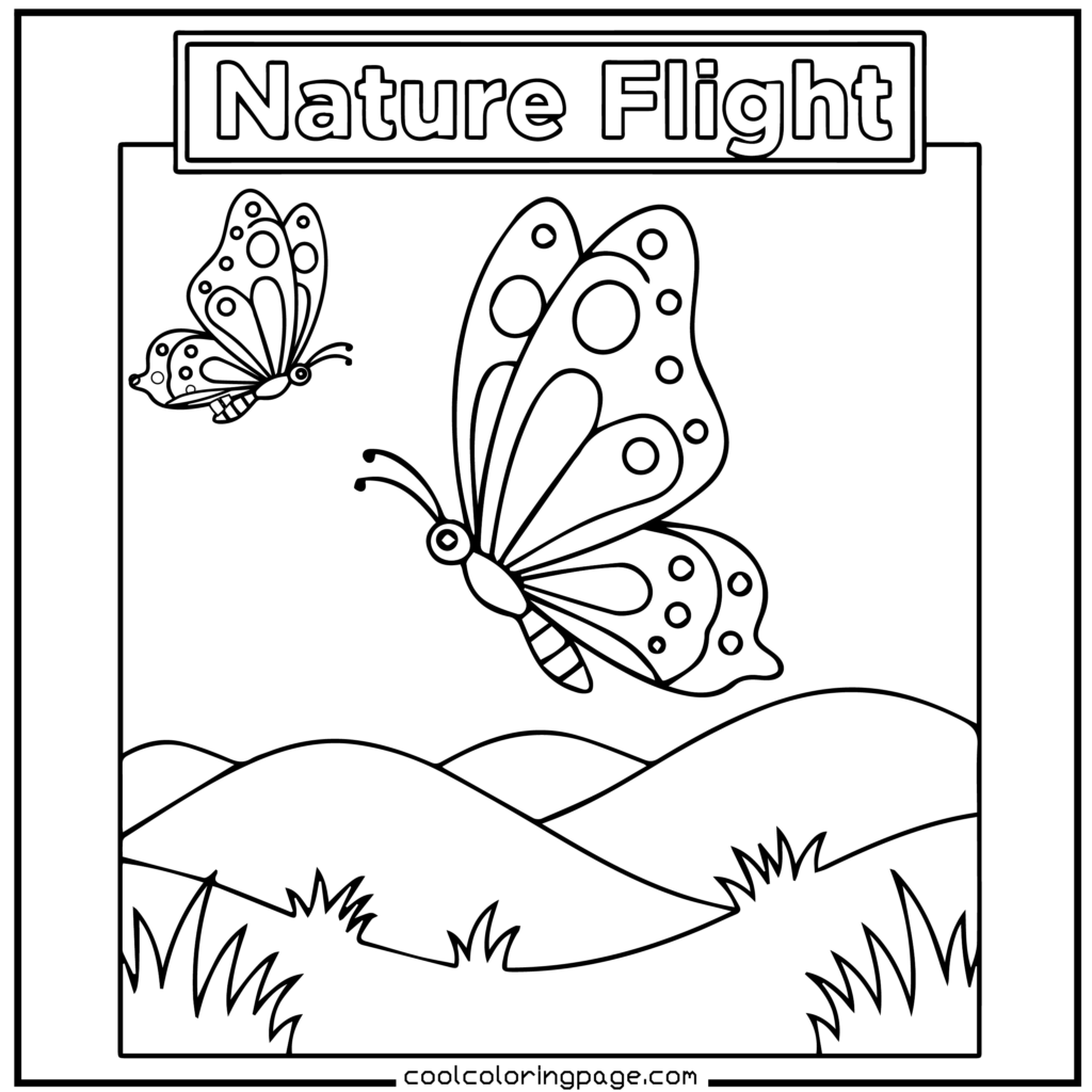 Printable butterfly coloring pages designed as free butterfly coloring pages for classroom use