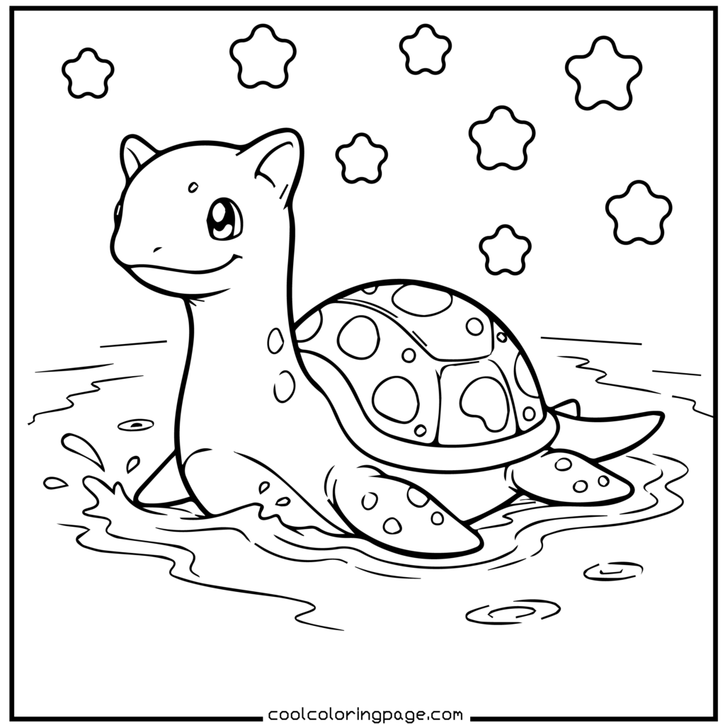 Onix rock snake outline Pokemon coloring pages.