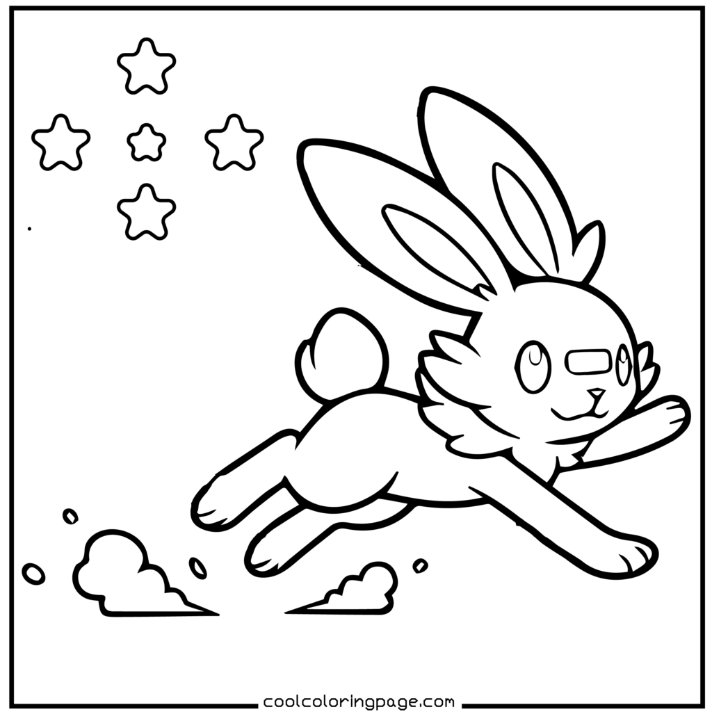 Togepi stars around cute Pokémon coloring pages.
