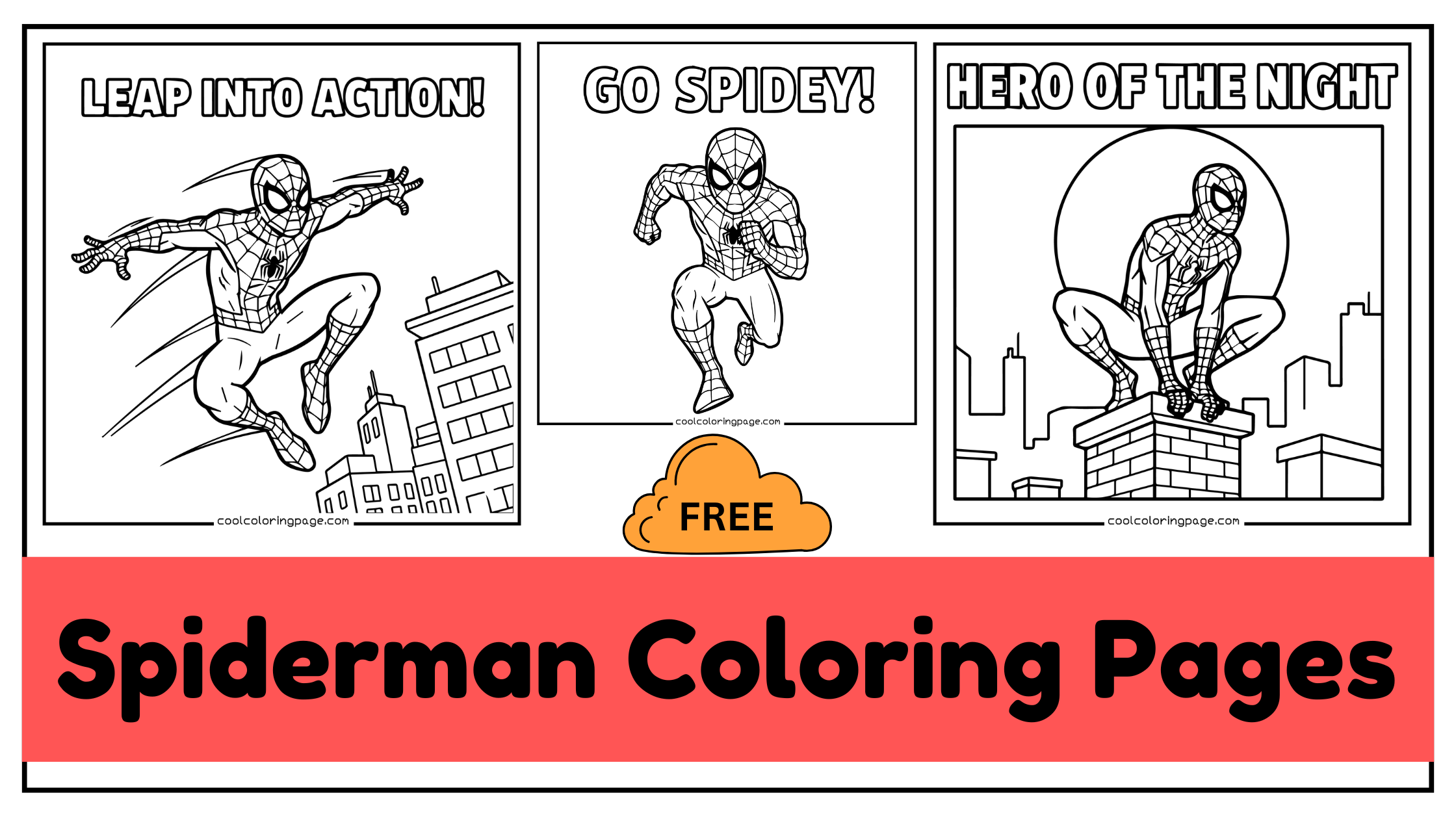20+ Spider-Man Coloring Pages – Free Printable Superhero Designs For Kids & Fans