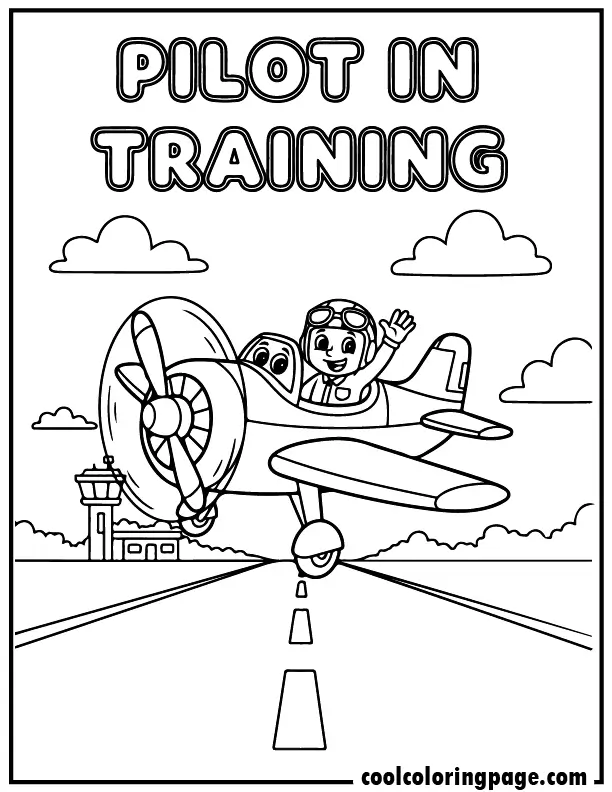 Airplane coloring pages pilot training airplane coloring page, airplane coloring pages for preschool and airplane coloring pages printable.