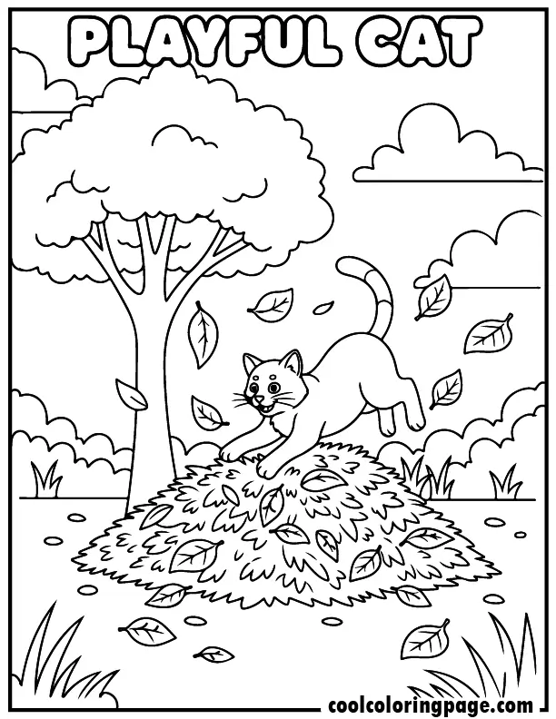 13 playful warrior cat coloring pages