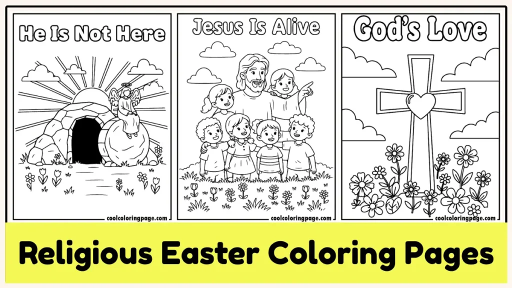 free printable easter coloring pages for kids and adults