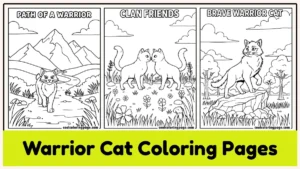 warrior cat coloring pages free printable pdf