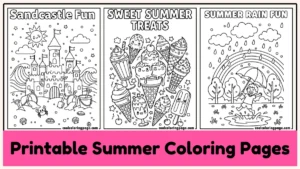 free printable summer coloring pages for all ages